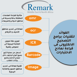 نماذج الاختبارات وأنواعها وتقنيات الـ ocr و omr في برامج التصحيح الإلكتروني