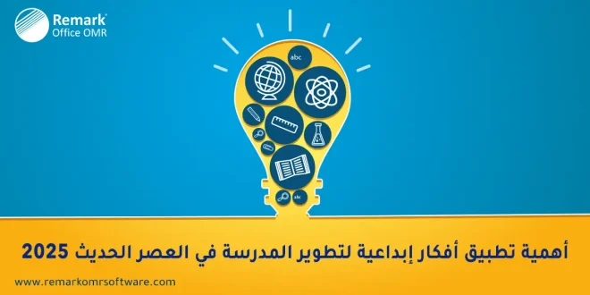أفكار ابداعية لتطوير المدرسة