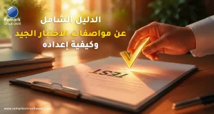 الدليل الشامل عن مواصفات الاختبار الجيد وكيفية إعداده